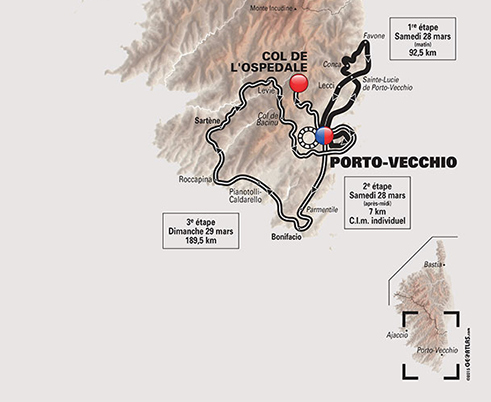 2015 Criterium International map